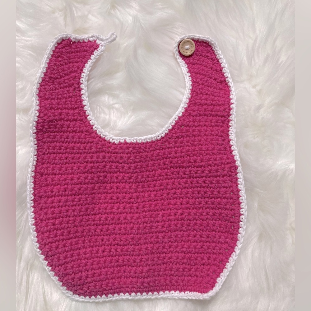 Handmade Crochet Baby Bib